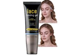 Strong Hold Lace Glue Gel para pelucas, pegamento de secado rápido y fácil de quitar, pegamento de encaje impermeable y resistente al sudor, gel de unión invisible, aplicación precisa (1 unidad)