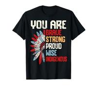 Strong Indigenous Roots Native Pride and Heritage Camiseta
