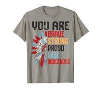 Strong Indigenous Roots Native Pride and Heritage Camiseta