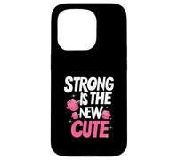 Strong is The New Cute, Women’s Fitness & Gym Motivation Carcasa para iPhone 15 Pro