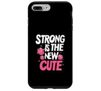 Strong is The New Cute, Women’s Fitness & Gym Motivation Carcasa para iPhone 7 Plus/8 Plus