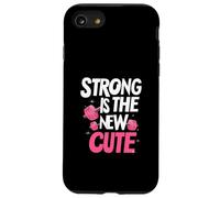 Strong is The New Cute, Women’s Fitness & Gym Motivation Carcasa para iPhone SE (2020) / 7/8