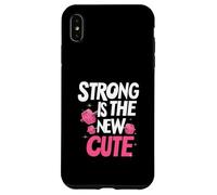 Strong is The New Cute, Women’s Fitness & Gym Motivation Carcasa para iPhone XS MAX