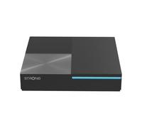 Strong Leap-S3 Pro TV Streaming Box 4K UHD Google TV con Puerto Ethernet, Android 12, 4GB RAM + 32GB Almacenamiento, Wi-Fi 6, Chromecast Integrado, Control por Voz Google, Dolby Audio Y Dolby Vision