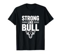 Strong Like Bull Gimnasio Motivacional Fitness Humor Camiseta