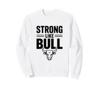 Strong Like Bull Gimnasio Motivacional Fitness Humor Sudadera