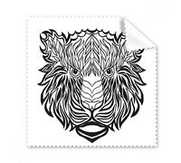 Strong Lion Animal Portrait Sketch gafas paño de limpieza paño limpiador de regalo teléfono Protector de 5 unidades