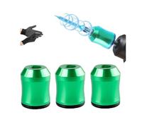 Strong Magnetic Screw Ring 1/4, Screwdriver Head Magnetic Ring Set, Magnetics Screw Holder for Drill, for DIY, Drill Tools, Household Repairs Mechanics, Carpenters(Green*3pcs)