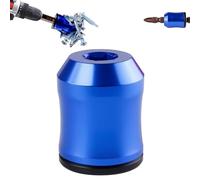 Strong Magnetic Screw Ring, Aluminum Alloy Magnetic For Ring Magnetizer, Powerful 1/4 Inch (6.35mm) Universal Tool for Hex & Power Bits, Screwdriver Head Magnetic Ring (Blue)