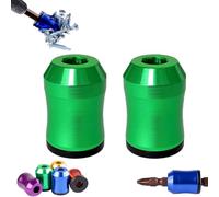 Strong Magnetic Screw Ring - Never Drop Another Screw Again, ¼ Inch/ 6.35 mm Bit Magnetizer Ring - Removable Magnetic Screwdriver Drill Bit Holder for Hex Screwdriver And Power Bits (2PCS-Green)