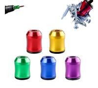 Strong Magnetic Screw Ring, Screwdriver Head Magnetic 6.35 mm Universal Ring Screw Holder, with Anti-Slip Design Removable Coil, For Drill Tools Household Workshop Repairs (5Pcs)