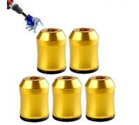 Strong Magnetic Screw Rings 5 Pcs, 1/4 inch 6,35 mm Universal Bit Holder Adapter for Hexex Screwdriver & Power Drill Bits, Aluminio Alloy Quick Change Tool