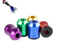 Strong Magnetic Screw Rings 5 Pcs, 1/4 inch 6,35 mm Universal Bit Holder Adapter for Hexex Screwdriver & Power Drill Bits, Aluminio Alloy Quick Change Tool