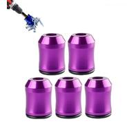 Strong Magnetic Screw Rings 5 Pcs, 1/4 inch 6,35 mm Universal Bit Holder Adapter for Hexex Screwdriver & Power Drill Bits, Aluminio Alloy Quick Change Tool