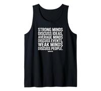 Strong Minds Discuss Socrates Dicho de un filósofo Camiseta sin Mangas