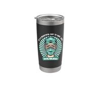 Strong Nurse It's A Beautiful Day To Save Lives Nurse Vaso térmico de acero inoxidable de doble pared