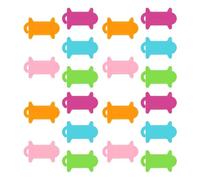 Strong Plastic Cable Organizers Mixed Bright Shades Lightweight Cord for Home Office Storage Needs Sturdy Plastic Wire