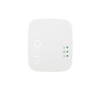 STRONG AV1000 Adaptador Powerline Set, PLC HomePlug AV2, Sin WiFi, Plug & Play, Modo de Ahorro de Energía, Puertos LAN 100 Mbit/s, Seguridad con Un Botón, Internet por Red Electrica