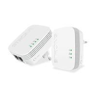 Strong POWERLWF600DUOMINI adaptador de red PowerLine 600 Mbit/s Ethernet Wifi Blanco 2 pieza(s)