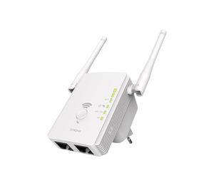 STRONG Repetidor WiFi 300 Mbps de Pared - Amplificador señal WiFi Potente para casa, repetidor WiFi Largo Alcance, WiFi Extender con WPS, Puerto LAN y Modo Punto de Acceso