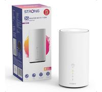 Strong Router 5G Sim Wi-Fi 7 BE7200, Módem 5G Qualcomm Dragonwing, Wi-Fi Sin Fibra hasta 7,2 Gbps, Puerto LAN/WAN de 2,5 Gbps Y Puerto Telefónico RJ11, Conexión NFC One-Tap, Failover WAN