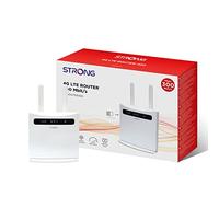 STRONG Router Wi-Fi 4G LTE, Cat 4, Ranura SIM, Router Wi-Fi N300, 4 Puertos LAN, configuración Cero, Antenas Desmontables