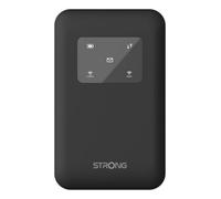 STRONG Router WiFi Portátil con SIM, 4G+ LTE CAT6 300 Mbps en Descarga, WiFi AC900Mbps, Hotspot WiFi Portátil para Viajes, Conecta hasta 16 Dispositivos, Batería Recargable 2500mAh, USB-C (MIFI900)