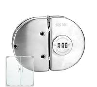 Strong Safety Lock, Portable Glass Latch, Sliding Door Catch with Reliable Grip, Metal Security Clamp, Locking Device with Space Saving Design, Door Hardware for Hotel Apartment