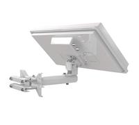 STRONG Slimsat SA64 - Parábola con LNB Quad integrada para 4 participantes, fijación a la Pared, balcón o mástil, Antena satélite Astra, hotbird - Blanco