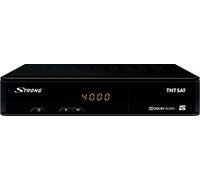 Strong SRT 7404 Satélite Negro tV set-top boxes - Reproductor/sintonizador (Satélite, Digital, MPEG4, 18 W)