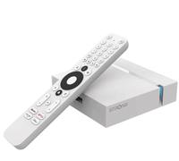STRONG - Streaming Box Android TV + 4K UHD - Leap-S3+ - Chromecast Built-in - Compatible con la Asistencia Vocal Google - Dolby Atmos & Dolby Vision - Fácil de Instalar - Blanca