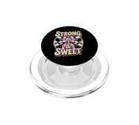 Strong & Sweet Gym Girl Fitness Entrenamiento Motivación PopSockets PopGrip para MagSafe