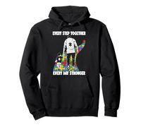 Strong Together Padre Hijo Autista Niño Autismo Concientización Papá Sudadera con Capucha