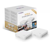 STRONG - Kit WiFi Mesh - Atria 1200 Mbps - hasta 200 m² de Cobertura WiFi Adicional - Compatible con Cualquier Box y Router Estándar - Doble Banda 2,4 GHz + 5 GHz - 3 Puertos Ethernet - Blanco