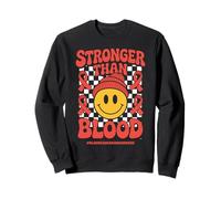Stronger Than Blood - Groovy Ribbon Blood Cancer Awareness Sudadera