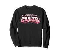 Stronger Than Cancer cáncer de Mama con Cinta Rosa Sudadera