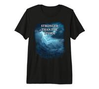 Stronger Than The Storm - Christian Faith Inspirational Camiseta Premium