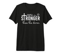 Stronger Than The Storm Christian Faith Over Fear Psalm 93 4 Camiseta Premium