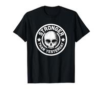 Stronger Than Yesterday Gym Entrenamientos Citas Gimnasio Rata Fitness Camiseta