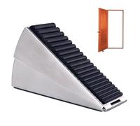 Strongest Large Door Stopper, Metal, Heavy Duty Door Stop Wedge Tall Doors Stopper, Adjustable Spring Loaded High Doorstop For Bottom Of Any Heavy Doors
