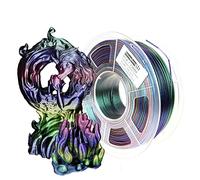 Stronghero3D Filamento para impresora 3D PLA, 1,75 mm, espejo camaleón cromado, filamento multicolor, precisión +/-0,05 mm, peso neto 1 kg, para Ender3 Cr10