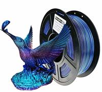 Stronghero3D PLA - Filamento para impresora 3D (1,75 mm, vértigo, galaxia, arco iris, multicolores, precisión +/-0,05 mm, peso neto de 1 kg, para Ender3 Prusa