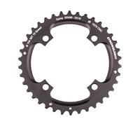 Stronglight Plato SRAM X0 10 velocidades, 4 brazos, círculo de agujeros 104/64 mm negro 22 dientes