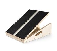 StrongPal Portable Wooden Slant Board - 4 Adjustable Incline Calf Stretcher for Flexibility, Rehab & Home Workouts, No Assembly, Anti-Slip Surface, 400 lbs Capacity