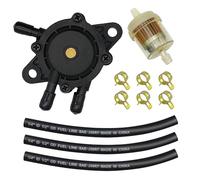 Strongthium Compatible con Kawasaki/Walbro/Briggs & Stratton/Ryobi - Bomba de combustible con filtro y manguera para cortacésped y carrito de golf