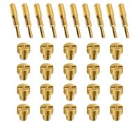 STRONGTHIUM Juego de 30 Chiclés Compatible con Mikuni N100.604 VM28/486 VM16 TM33 RS34 HSR42, para Suzuki DR-Z125 Yamaha TTR125 Kawasaki Z1 KZ900, Chiclés de Alta y Baja