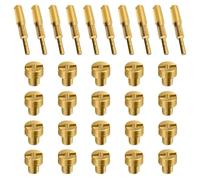 Strongthium Kit 30 chiclés compatible con carburador Mikuni N100.604 y VM28/486 - chiclés principales y de baja para Suzuki, compatible Kawasaki Walbro Briggs & Stratton RYOBI