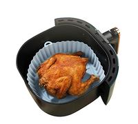 Stronrive Air Fryer Silicone Pot Air Fryer Silicona Reutilizable Antiadherente Air Fryer Cesta Silicona, para Horno, Air Fryer Accessories, Microondas Cake Baking Pans, Gourmet Cooking