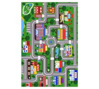 Stronrive Alfombra Bebé Suelo - Alfombra Interactiva Infantil para Suelo,Actividades Gateo Juguetes Educativos Gran Tapete Urbano Antideslizante Interior Exterior