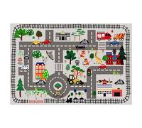 Stronrive Alfombra de Juego para Bebés, Alfombra Interactiva Infantil para Suelo, Actividades Gateo Juguetes Educativos Gran Tapete Urbano Antideslizante Interior Exterior